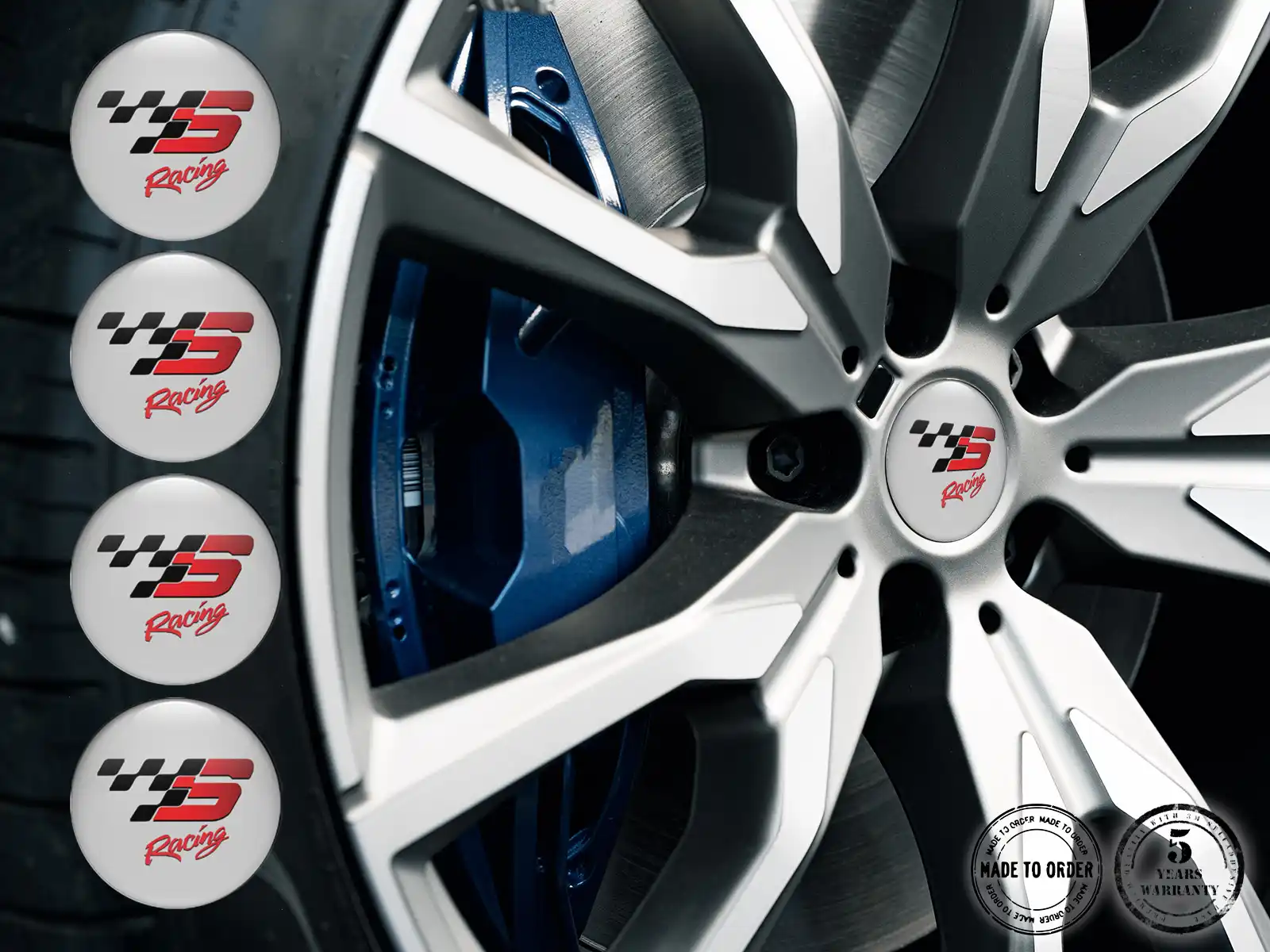 Wheel Stickers Premium Drift Dome for Cars